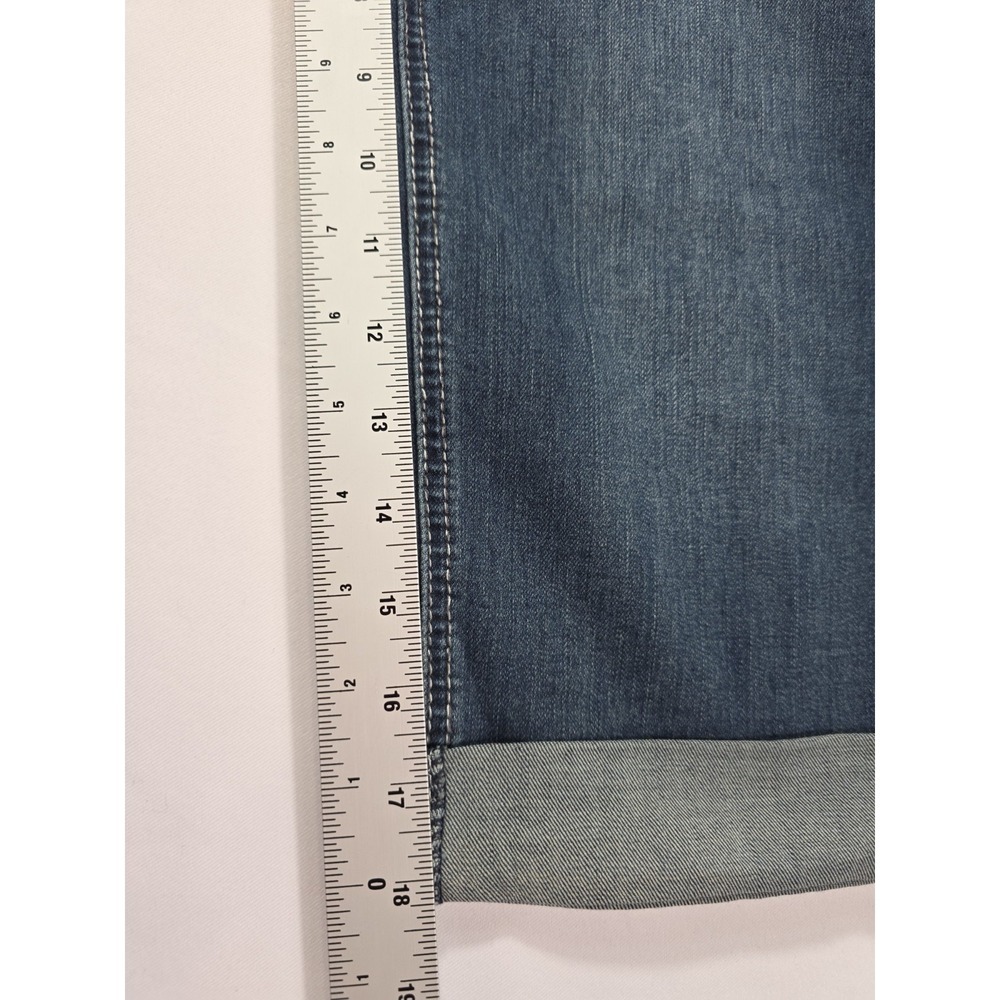Y2K Earl Jean Capri Jeans Women's 8P Rhinestone Embellished Denim McBling - Picture 11 of 11